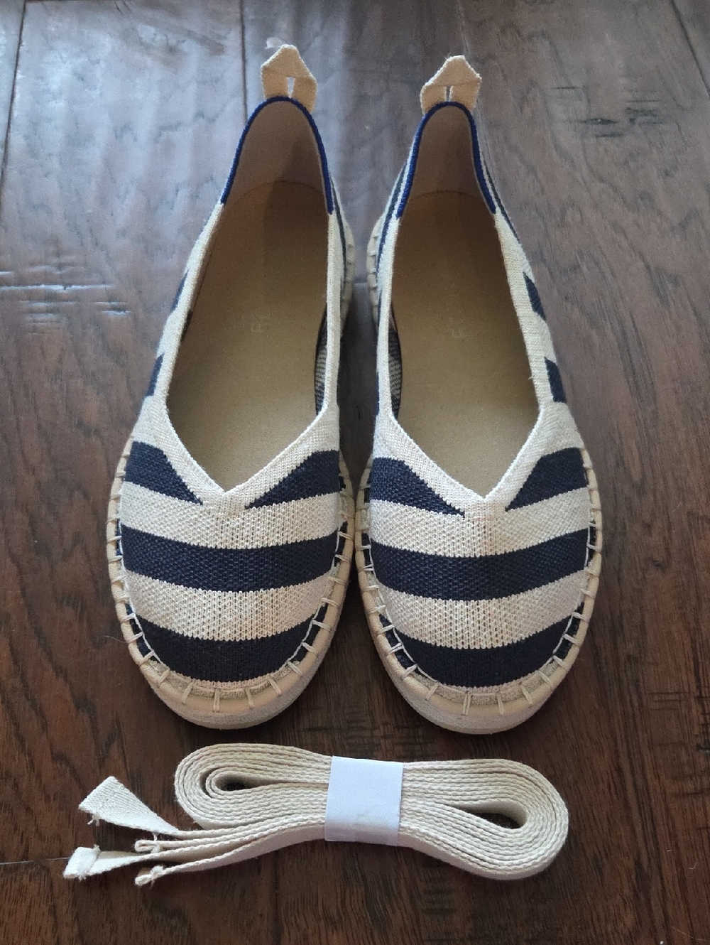 Rothy's The Espadrille - Sailor Stripes Size 7